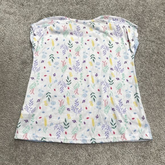 Disney Frozen II Graphic T-Shirt Kids Girls Small Blue Tie-Dye Ruffles Casual - Picture 2 of 8